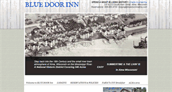 Desktop Screenshot of bluedoorinnalma.com